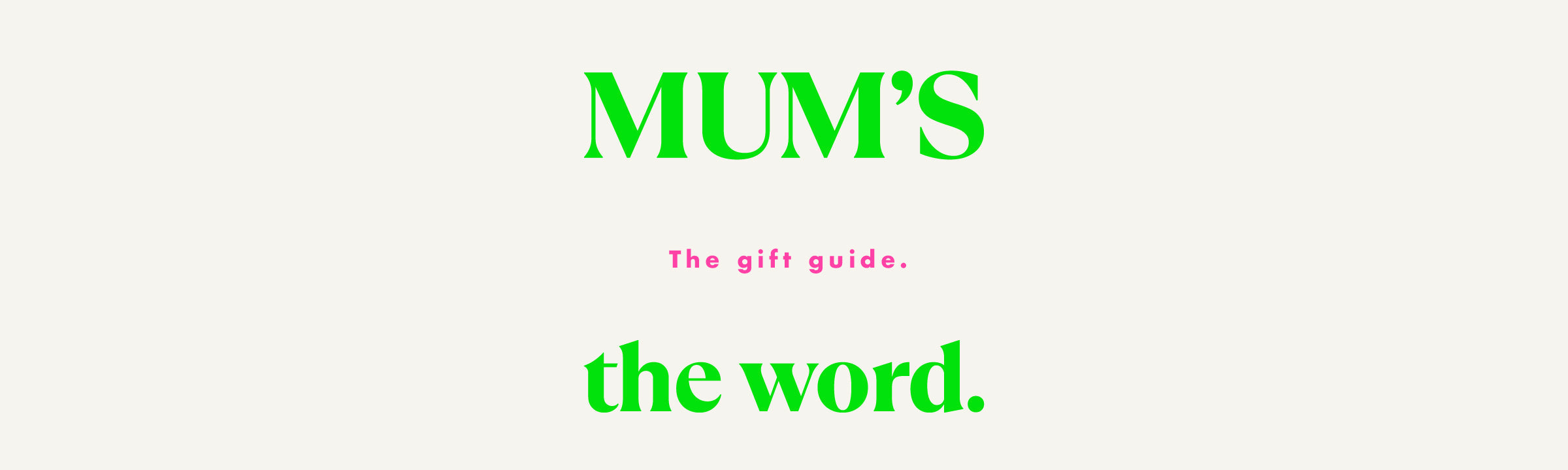 Mother's Day Gift Guide